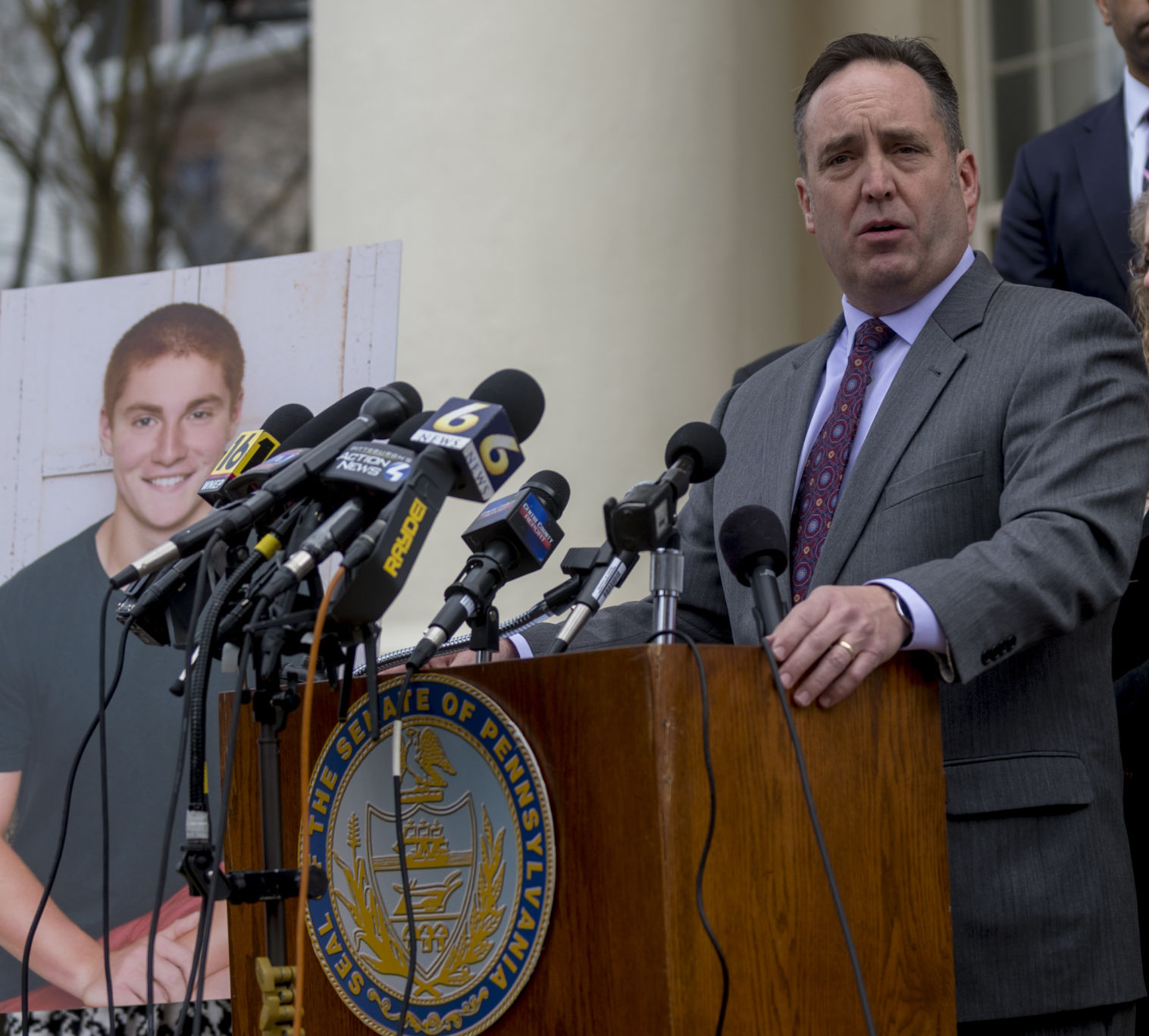 Senator Jake Corman introduces new antihazing legislation